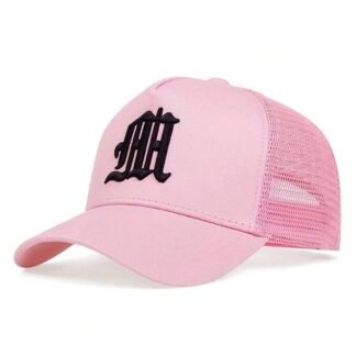 Gorra Rosa Trucker “M” Bordada