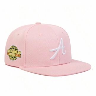 Gorra Rosa Snapback “A” (LA Patch)