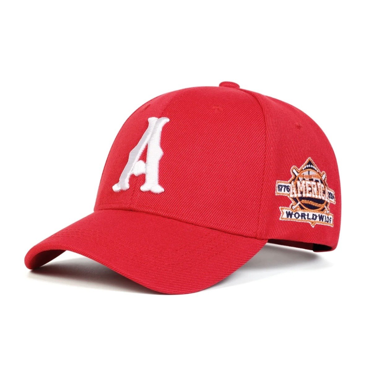 Gorra Roja “A” Bordada (Worldwide Patch)